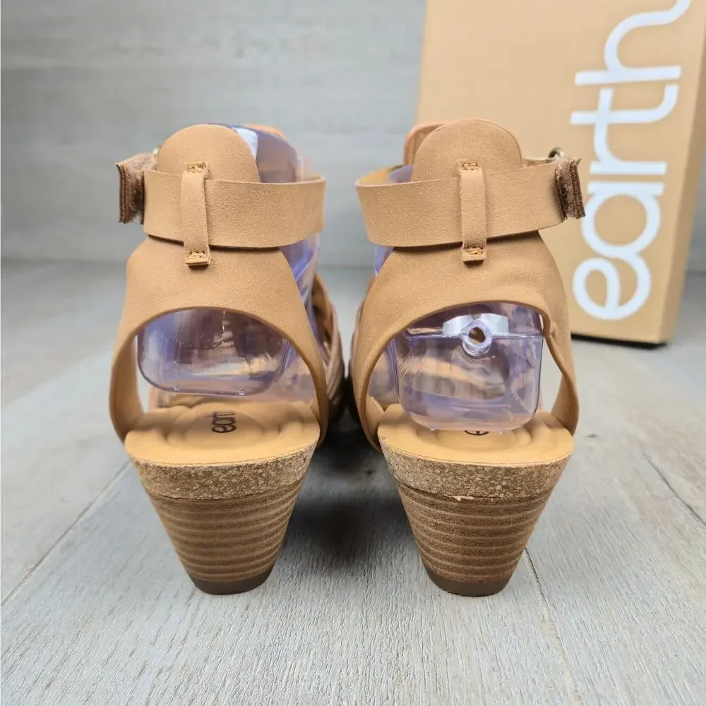 Earth Hattie3 Women's Wedge Sandal Size 8 NEW